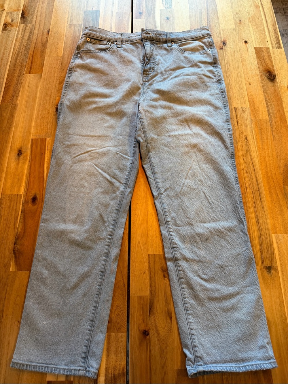 J.Crew High-Rise Classic Vintage Jeans Size 31 Light Wash Straight Leg